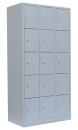 Mobile Preview: Schließfachschränke aus Stahlblech mit 15 Türen ( Abteilbreite 300 mm)